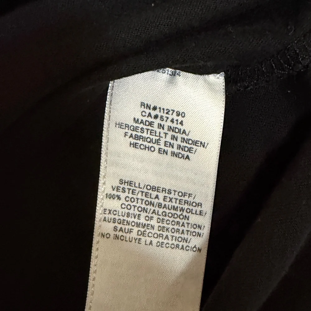 True Religion Black Tee with Red Logo